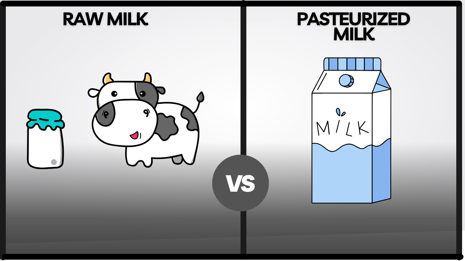 pasteurized milk vs raw milk